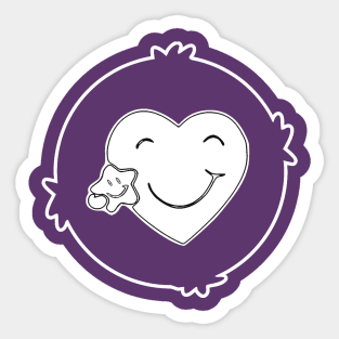 smiling star emoticon Sticker